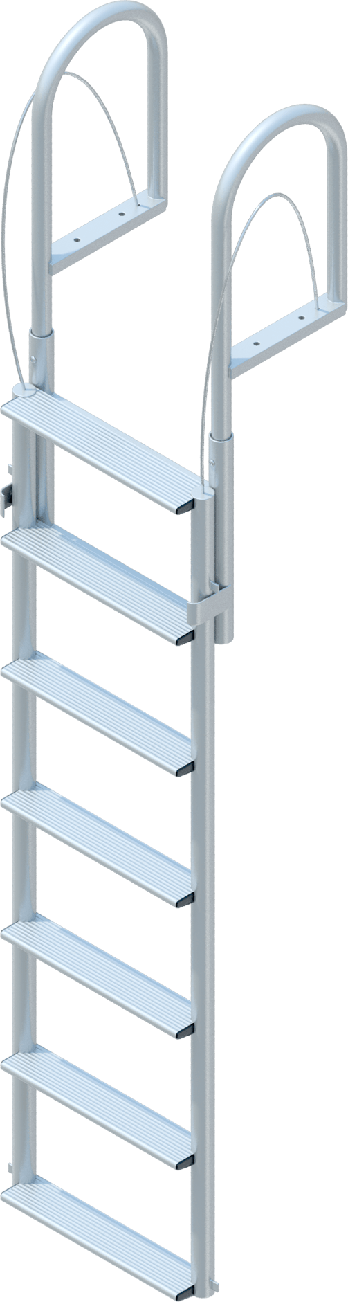 7 Step Lift Ladder with 3-1/2" Wide Steps-1