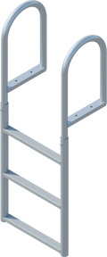 3 Step Straight Ladder with 2" Standard Steps