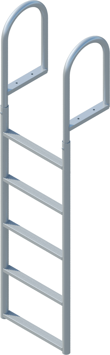 5 Step Straight Ladder with 2" Standard Steps-1