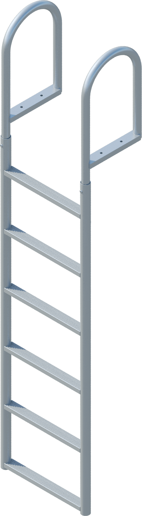 6 Step Straight Ladder with 2" Standard Steps