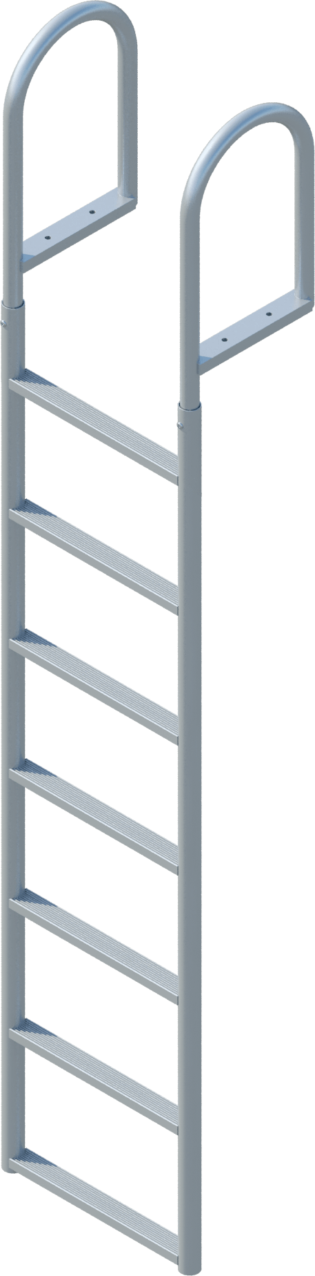 7 Step Straight Ladder with 2" Standard Steps-1