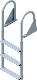3 Step Swing Ladder with 3-1/2" Wide Steps