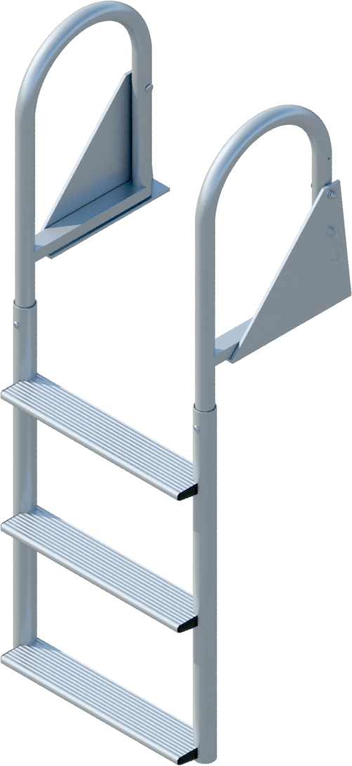 3 Step Swing Ladder with 3-1/2" Wide Steps-1