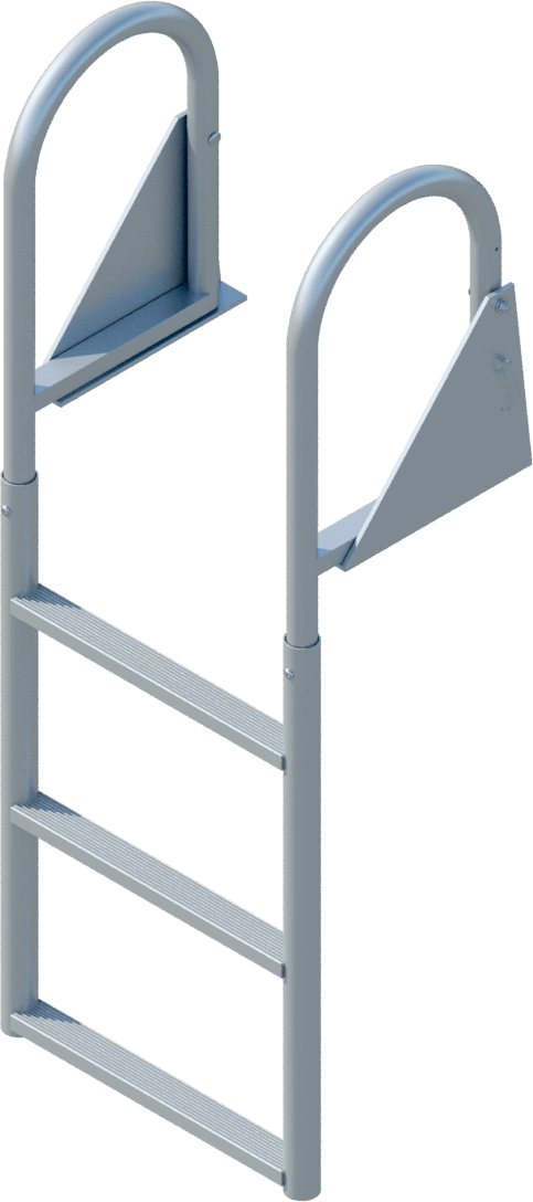 3 Step Swing Ladder with 2" Standard Steps-1