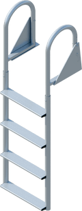 4 Step Swing Ladder with 3-1/2" Wide Steps