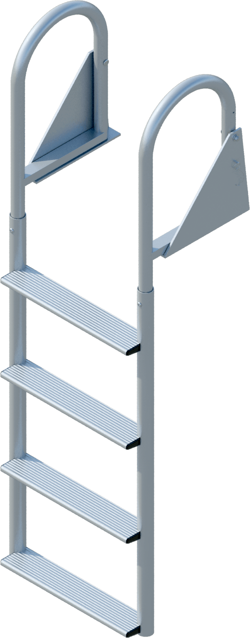 4 Step Swing Ladder with 3-1/2" Wide Steps