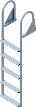5 Step Swing Ladder with 3-1/2" Wide Steps
