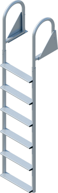 6 Step Swing Ladder with 3-1/2" Wide Steps