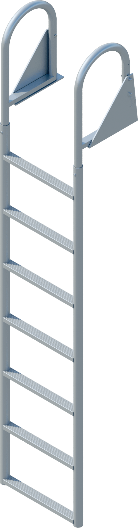 7 Step Swing Ladder with 2" Standard Steps-1
