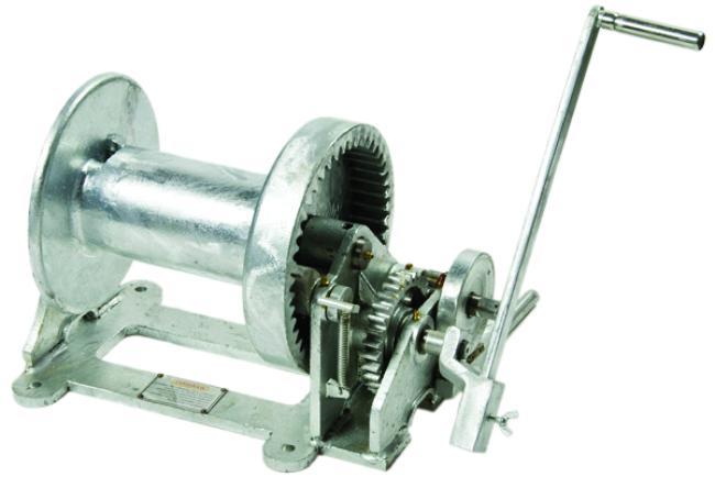 #11 Galvanized Steel Dock Hand Winch-1