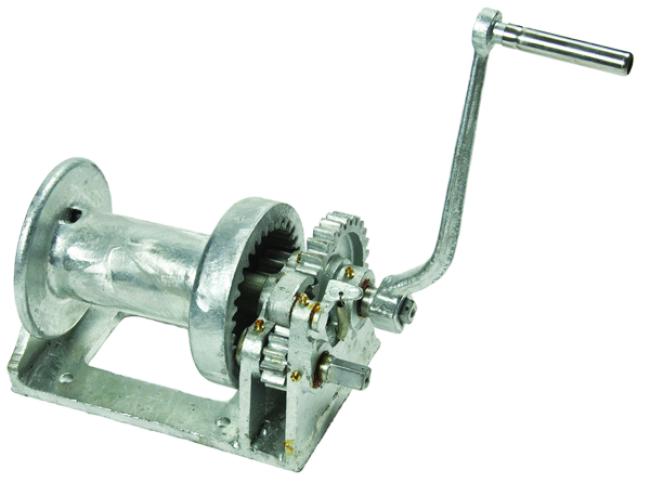 #8 Galvanized Steel Dock Hand Winch-1