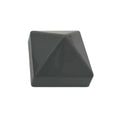 5-1/2" x 5-1/2" Dark Gray, Cone, Square, Piling Cap