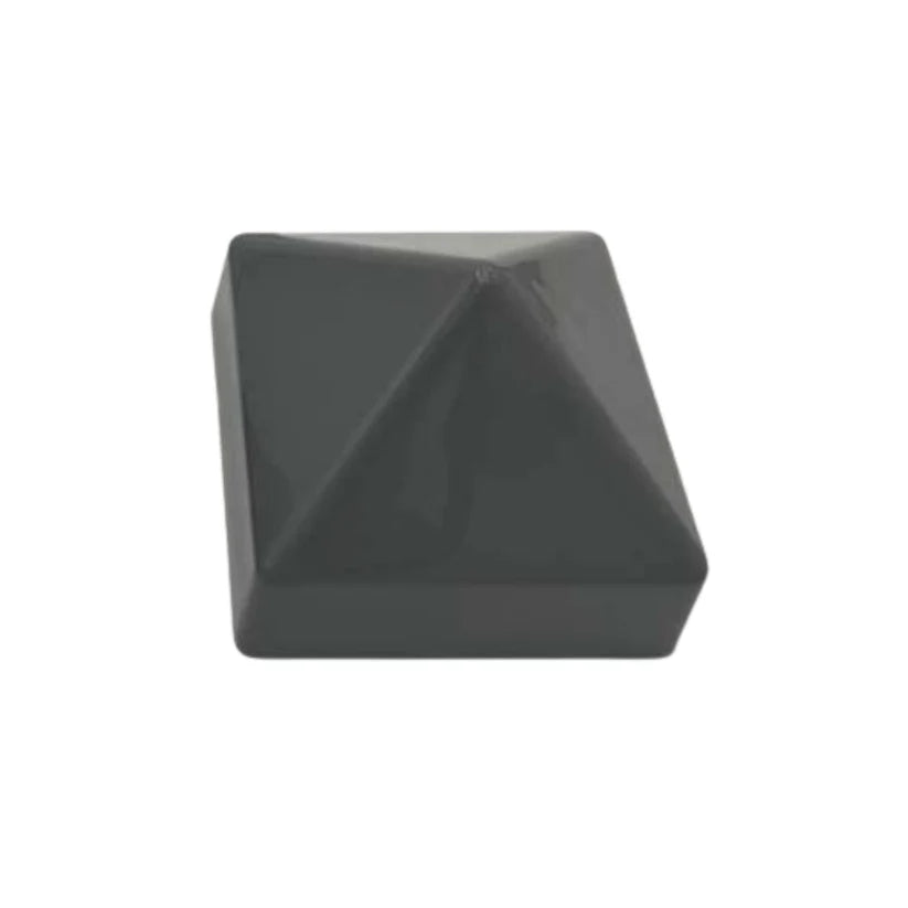 5-1/2" x 5-1/2" Dark Gray, Cone, Square, Piling Cap