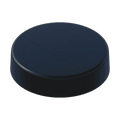 10" Black, Flat, Round, Piling Cap