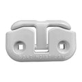 6 in. Aluminum Flip-Up Cleat, WHITE