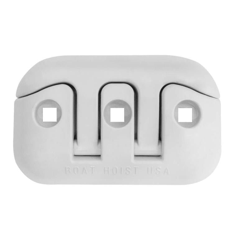 8 in. Aluminum Flip-Up Cleat, WHITE - Image 1