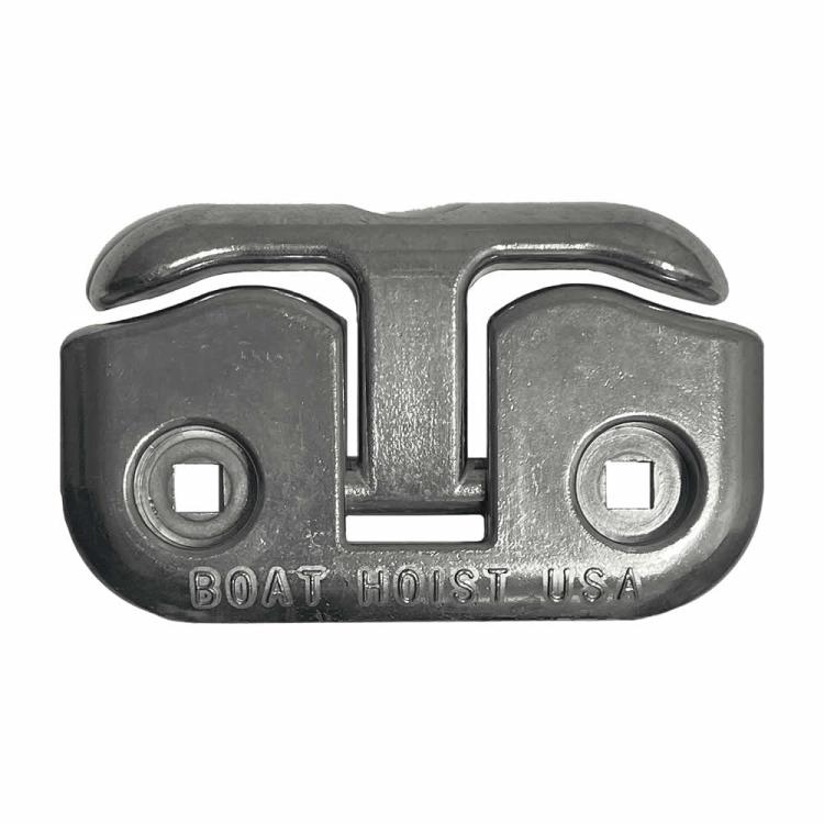 6 in. Aluminum Flip-Up Cleat, POLISHED-1