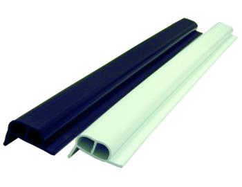 555 WHITE Standard Dock Vinyl Edging, 10ft Strips-1