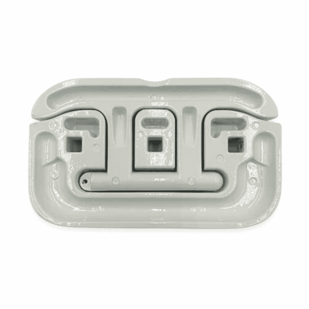 8 in. Aluminum Flip-Up Cleat, WHITE-3