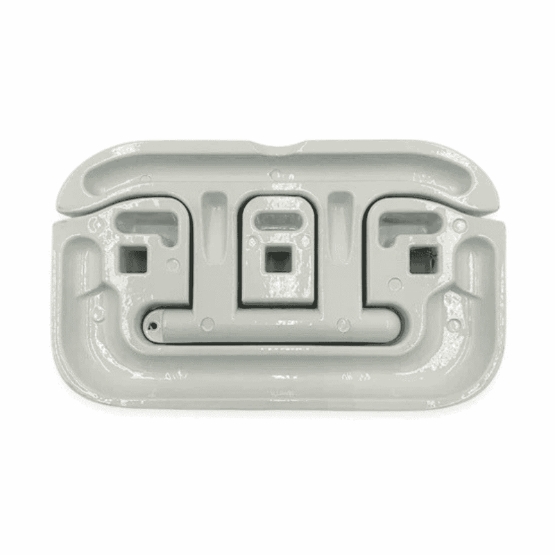 8 in. Aluminum Flip-Up Cleat, WHITE-3