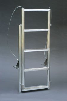 3 Step Wide Floating Dock Retractable Dock Ladders.-2