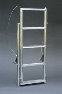 3 Step Wide Floating Dock Retractable Dock Ladders.-1