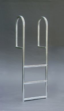 4 Step Straight Ladder with 2" Standard Steps-1
