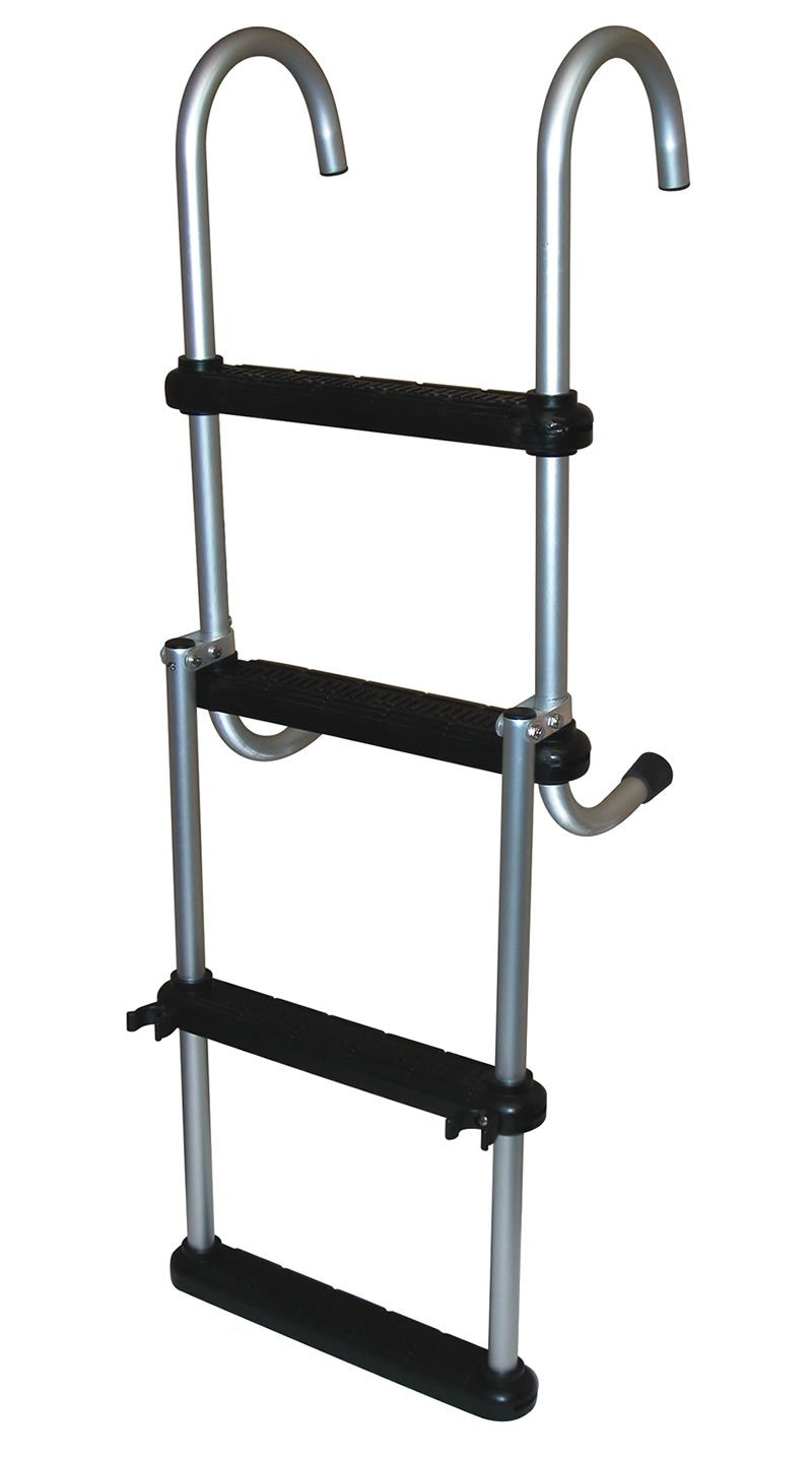 4 Step Anodized Aluminum Removable Pontoon Ladder