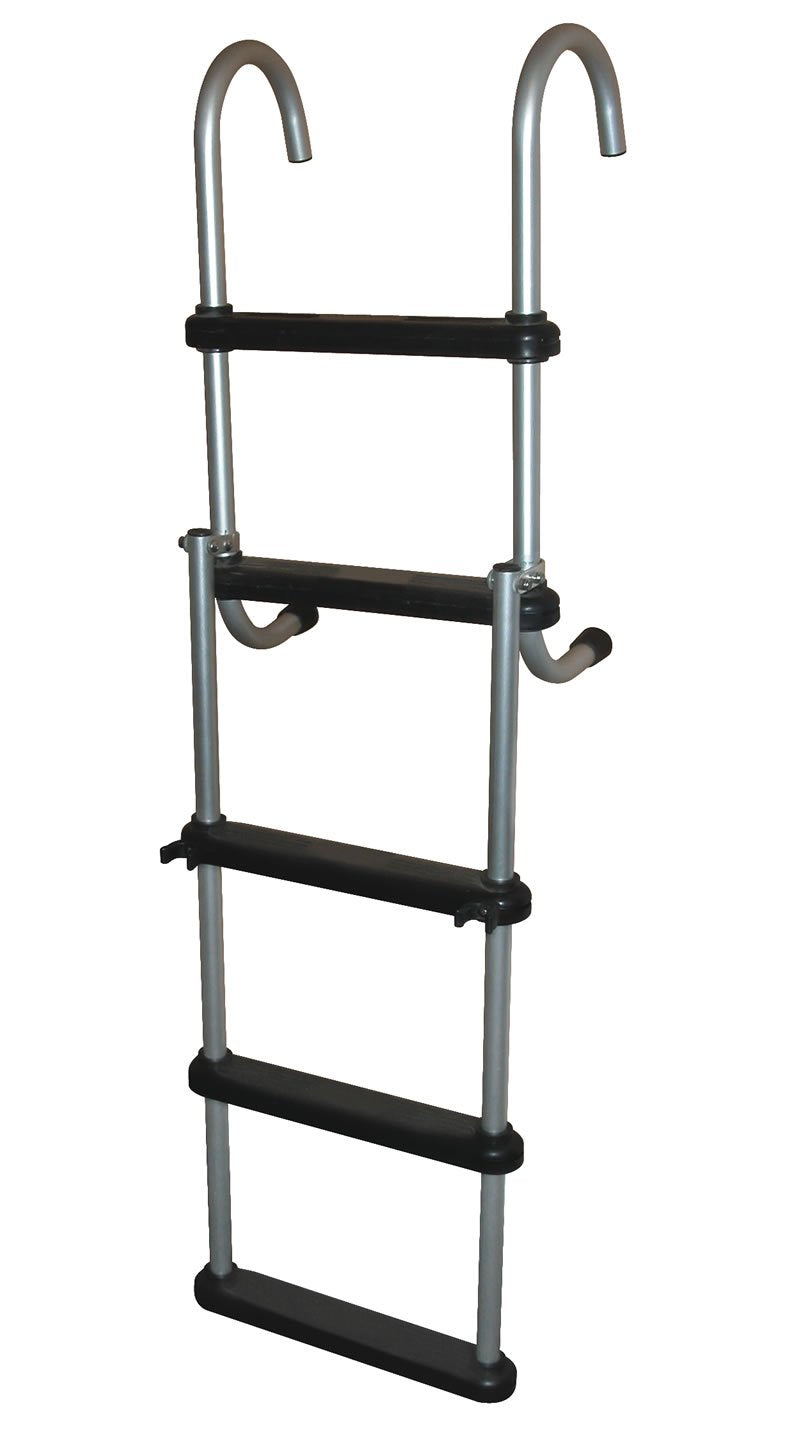 5 Step Anodized Aluminum Removable Pontoon Ladder-1