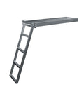 4 Step Round Front Under-Deck Pontoon Ladder