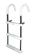 3 Step Anodized Aluminum Gunwale 11 in. Hook Ladder