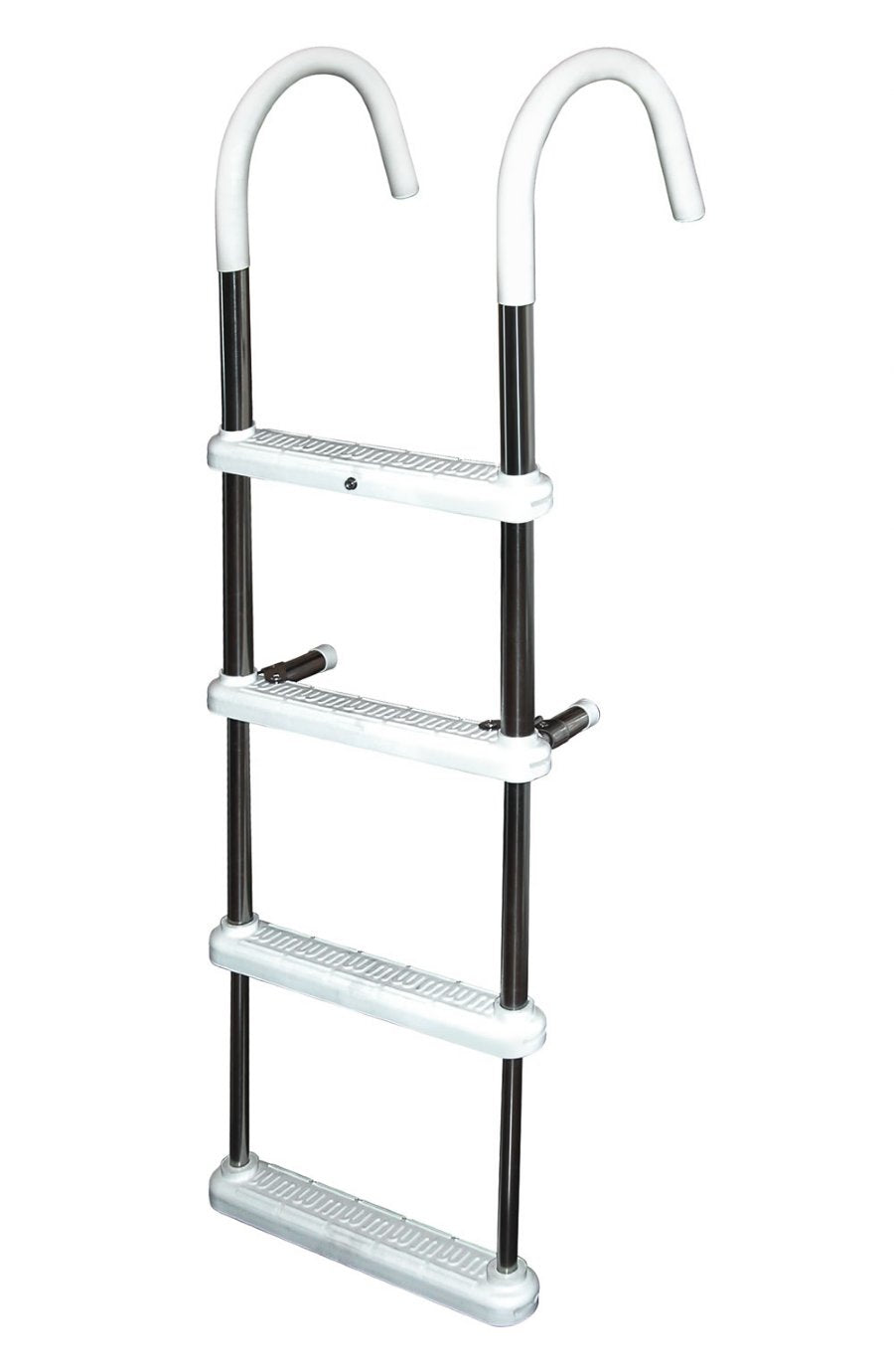 4 Step Anodized Aluminum Gunwale 7 in. Hook Ladder-1