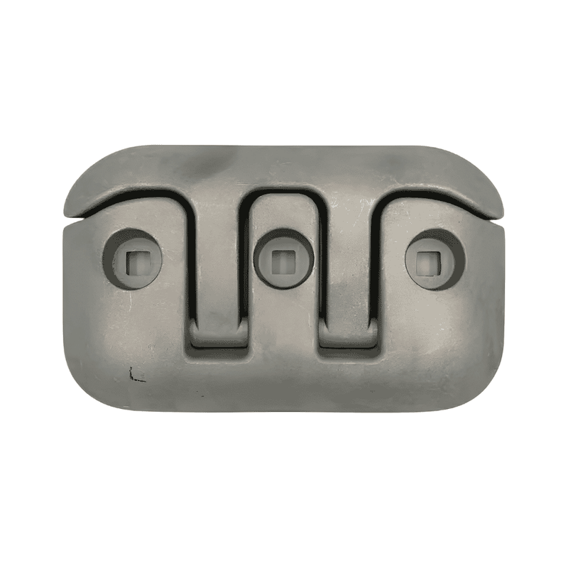 8 in. Aluminum Flip-Up Cleat, BRUSHED-1