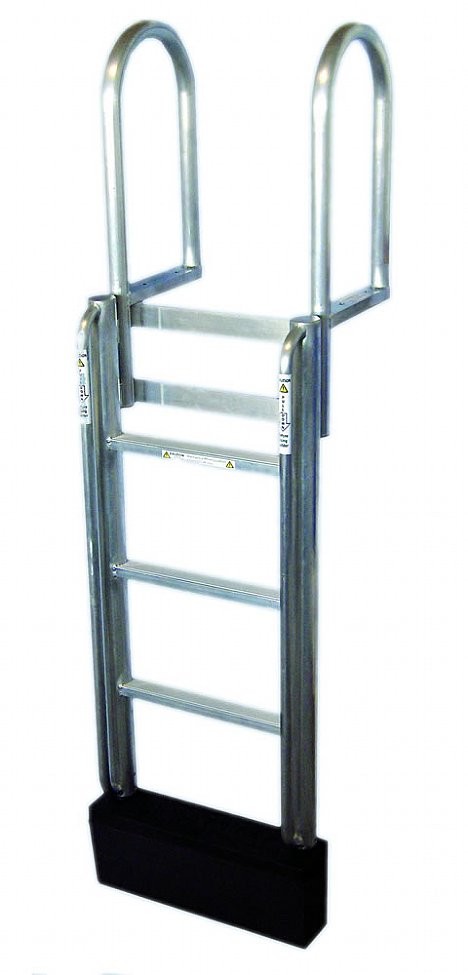 4 Step FLOATSTEP Aluminum Dock Ladders-1