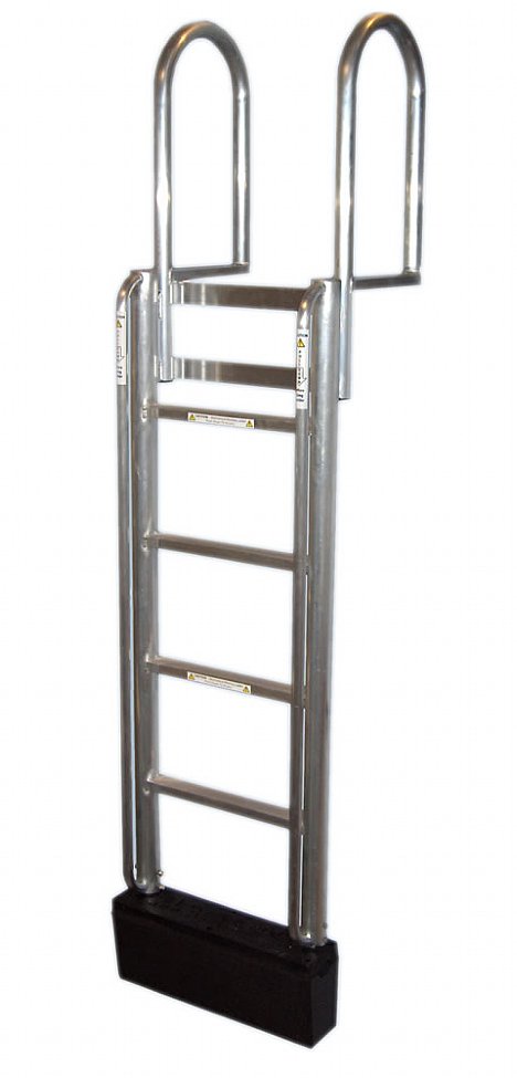 5 Step FLOATSTEP Aluminum Dock Ladders