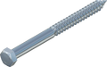 1/2" x 6" Hex Lag Bolt, Stainless Steel