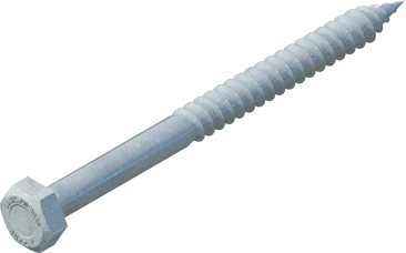 5/16" x 4" Hex Lag Bolt, Galvanized-1