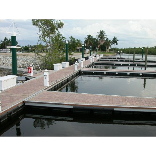 Lighthouse Power Pedestal (Stainless Steel), 30A/30A/20A-3