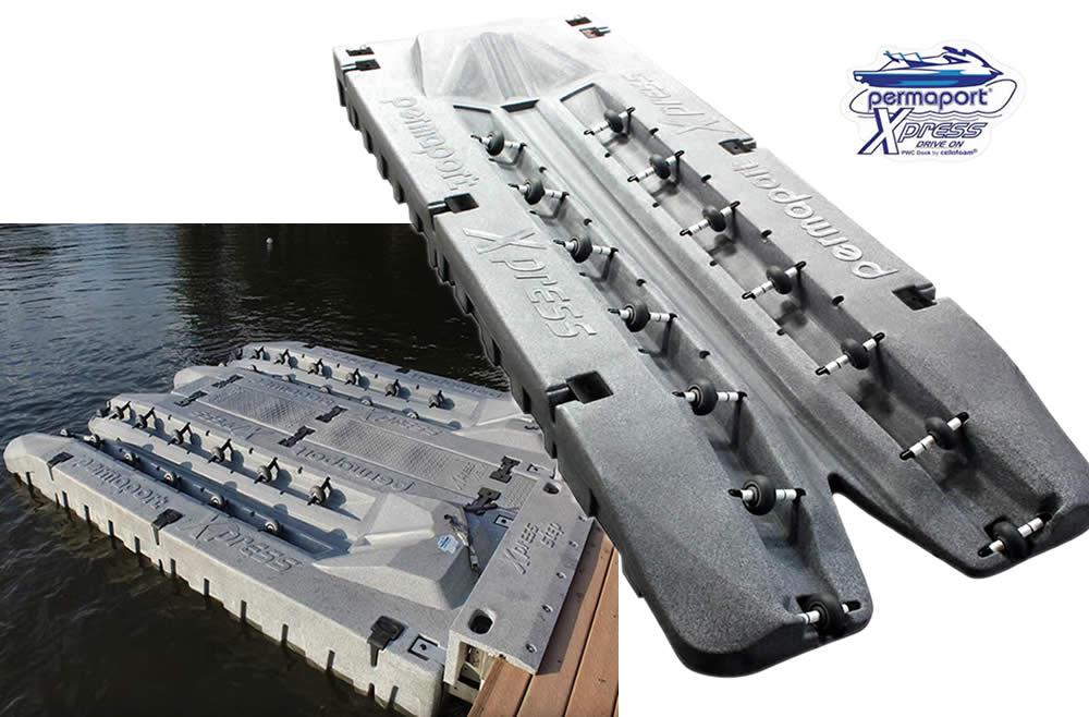 Cellofoam Permaport Xpress PWC Dock, with Universal Mounting Hardware