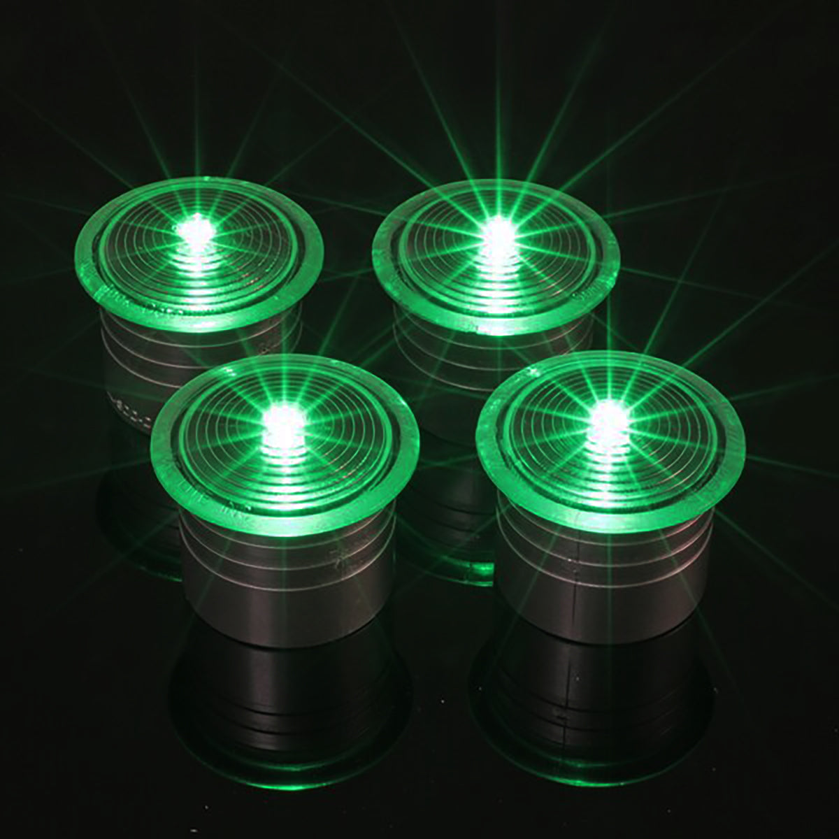 Solar Dock Dots - Green - 4 Pack-1