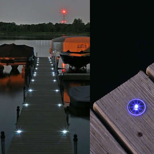 Solar Dock Dots - Blue - 4 Pack-3